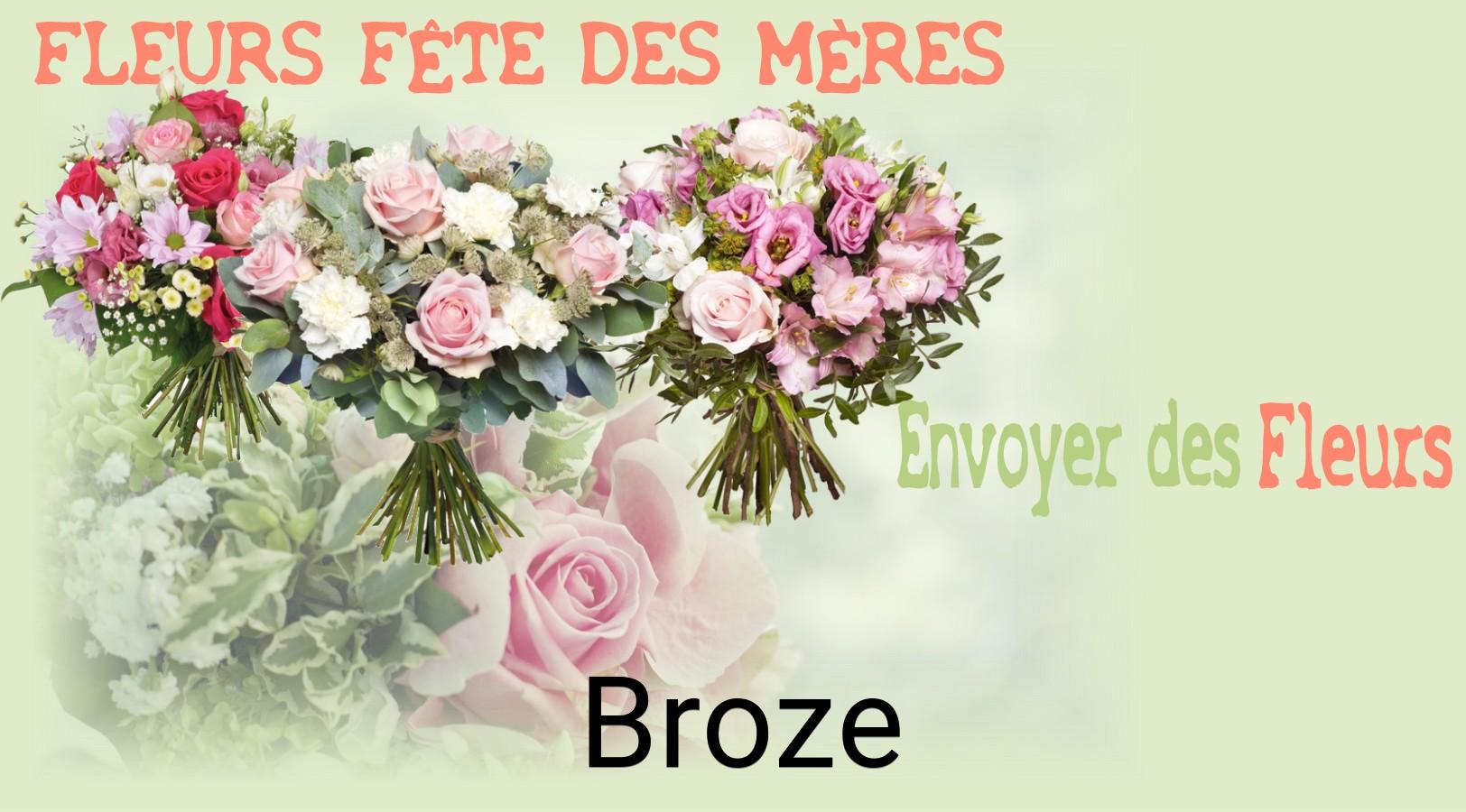 Bouquet de Fête des Mères livré à Broze